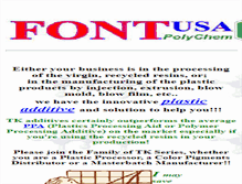 Tablet Screenshot of fontusa.com
